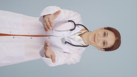 Vertical-video-of-The-doctor-extends-a-helping-hand.